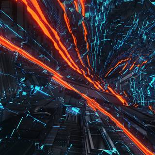 Space red 4k wallpaper