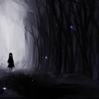 Dark anime laptop 4k wallpaper