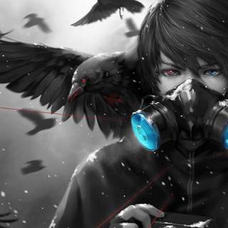 Dark anime laptop 4k wallpaper