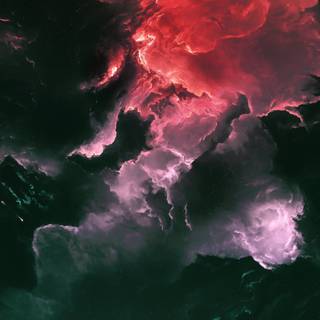 Space red 4k wallpaper