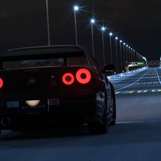 GTR R34 4k PC wallpaper
