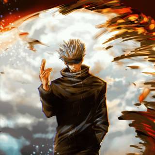 Gojo Satoru 1920x1080 wallpaper
