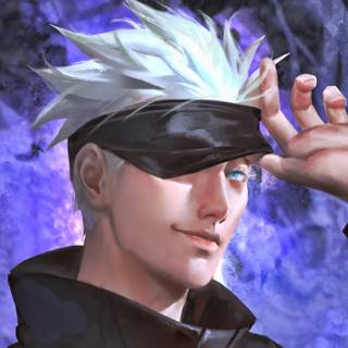 Gojo Saturo desktop 4k wallpaper