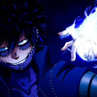 Dark blue anime 4k wallpaper