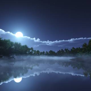 4k nature night wallpaper