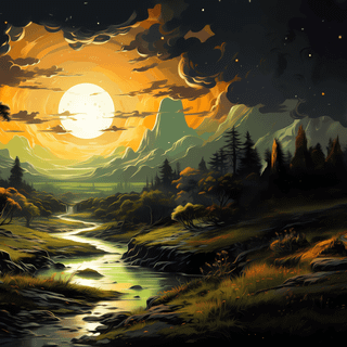 4k nature night wallpaper