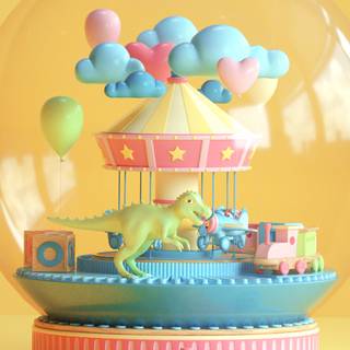 iPhone dinosaur wallpaper