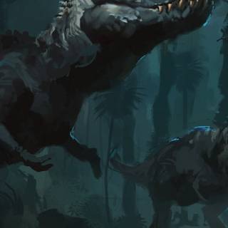 iPhone dinosaur wallpaper