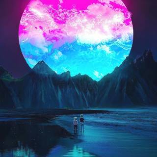 Supernova iPhone wallpaper