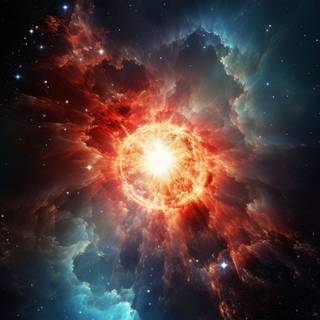 Supernova iPhone wallpaper
