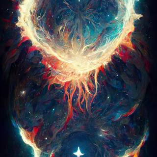 Supernova iPhone wallpaper