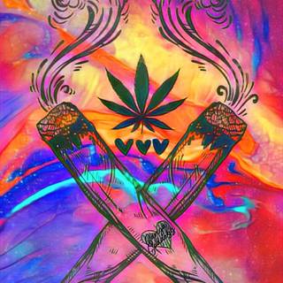 Cannabis iPhone wallpaper