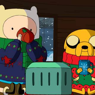 Finn and Jake phone wallpaper