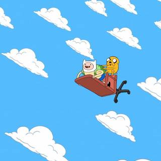 Finn and Jake phone wallpaper