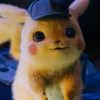 Pikachu with hat wallpaper