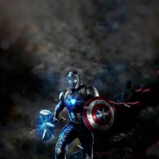 iPhone Captain America 4k wallpaper