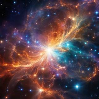 Supernova iPhone wallpaper