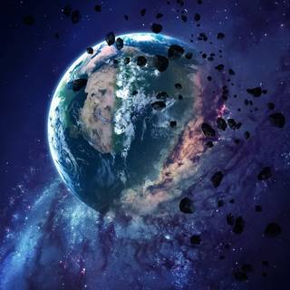 iPhone X Globe wallpaper