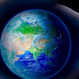 iPhone X Globe wallpaper