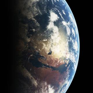 iPhone X Globe wallpaper