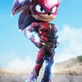 Sonic and Flash wallpaper