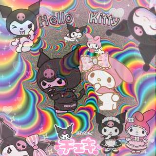 Kuromi Y2k wallpaper