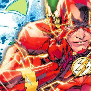 Sonic and Flash wallpaper