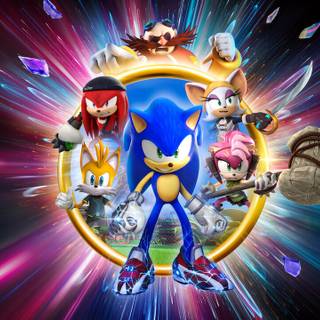 Sonic and Flash wallpaper