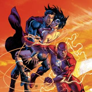 Sonic and Flash wallpaper