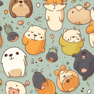 Mobile cartoon wallpaper