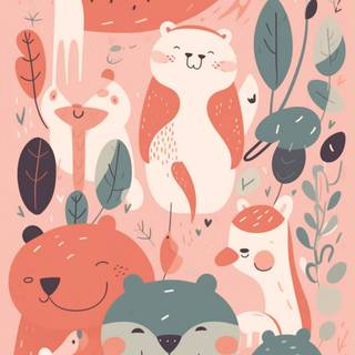 Mobile cartoon wallpaper