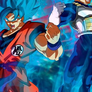 Goku and Vegeta HD 4k phone wallpaper
