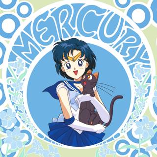 Sailor Mercury desktop wallpaper
