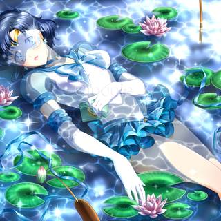 Sailor Mercury desktop wallpaper