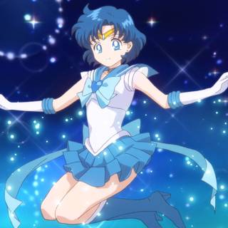 Sailor Mercury desktop wallpaper
