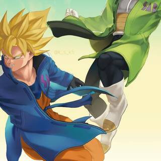 Goku and Vegeta HD 4k phone wallpaper