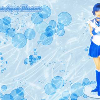 Sailor Mercury desktop wallpaper