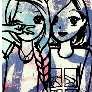 Friend art wallpaper