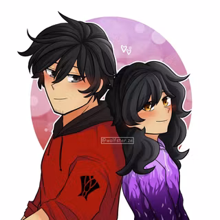 Aphmau x Aaron wallpaper