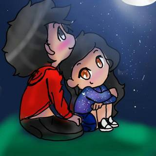 Aphmau x Aaron wallpaper