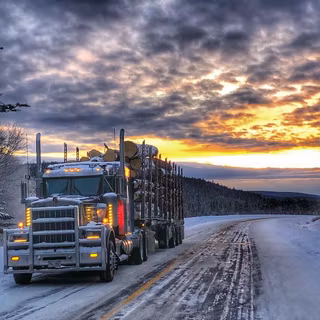 Logging semi trucks wallpaper