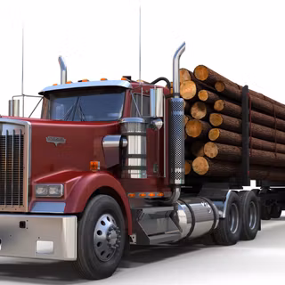 Logging semi trucks wallpaper