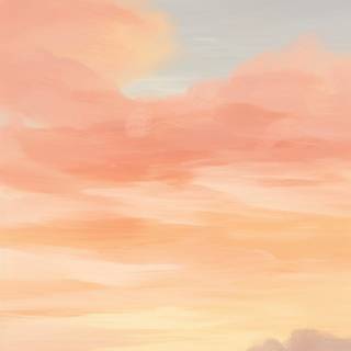 Peach sunset wallpaper