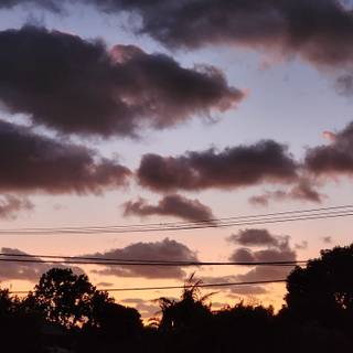 Peach sunset wallpaper