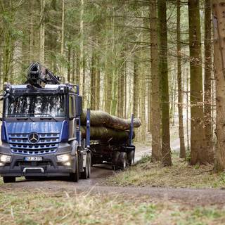 Logging semi trucks wallpaper