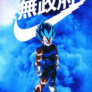 Vegeta Nike wallpaper