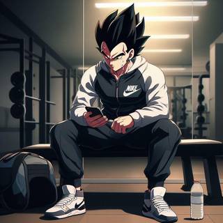 Vegeta Nike wallpaper