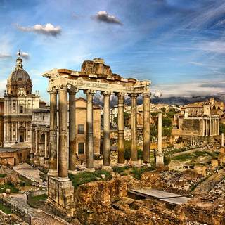 Roman architecture wallpaper