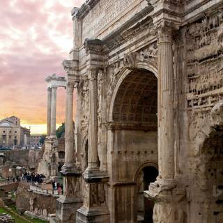 Roman architecture wallpaper