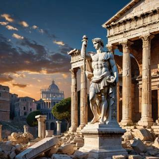 Roman architecture wallpaper